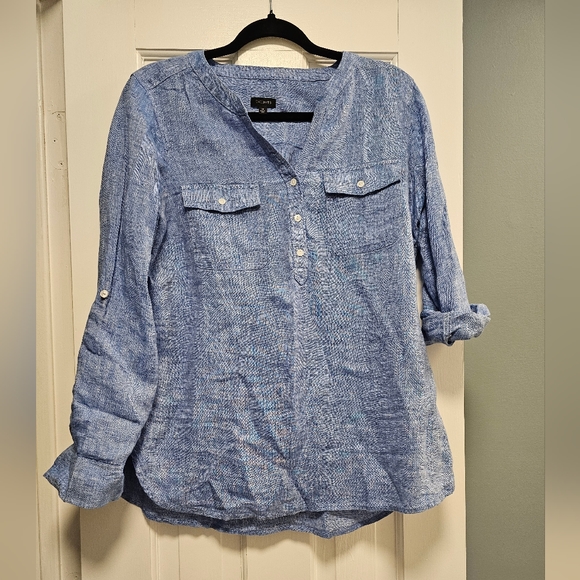 Talbots linen top - Picture 5 of 6